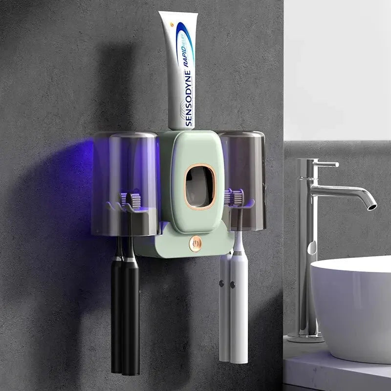 Automatic UV Toothbrush Sanitizer Wall Mount