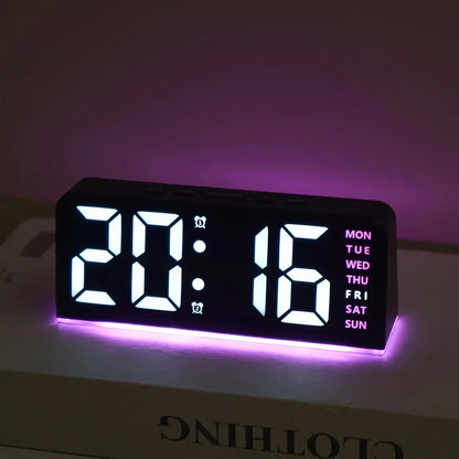 Contemporary LED Digital Nightlight Alarm Clock