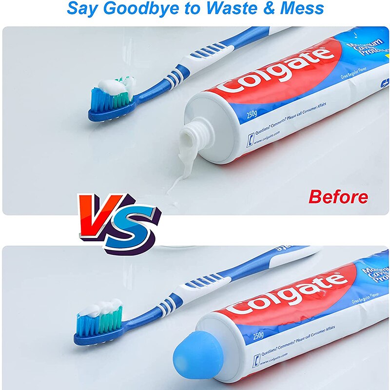 Eco Friendly 4 Pack Reusable Toothpaste Tube Caps