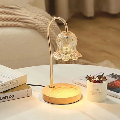 Petite Floral Soft Glow Candle Lamp