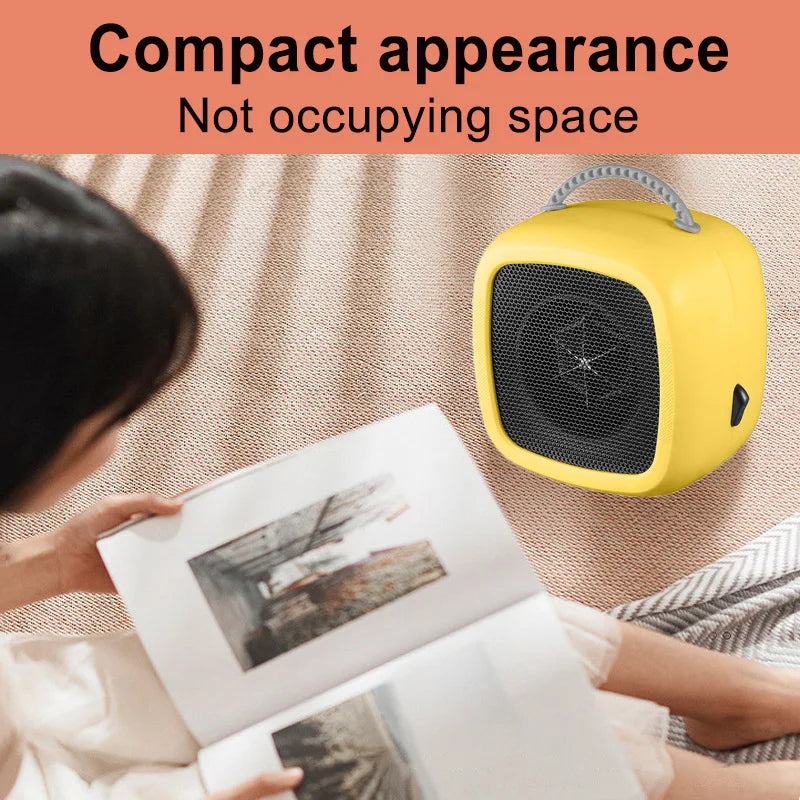 Compact Electric Space Heater Mini Portable Ceramic