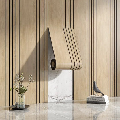 Modern Wood Textured Sticky Wall Decals