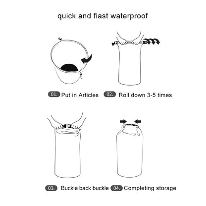 Waterproof Outdoor Storage Bags 8L/40L/70L