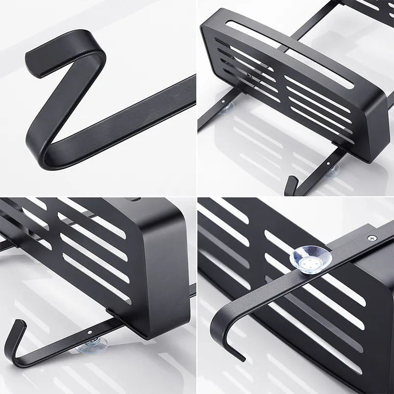 Stylish Bathroom Double Layer Shower Caddy Rack