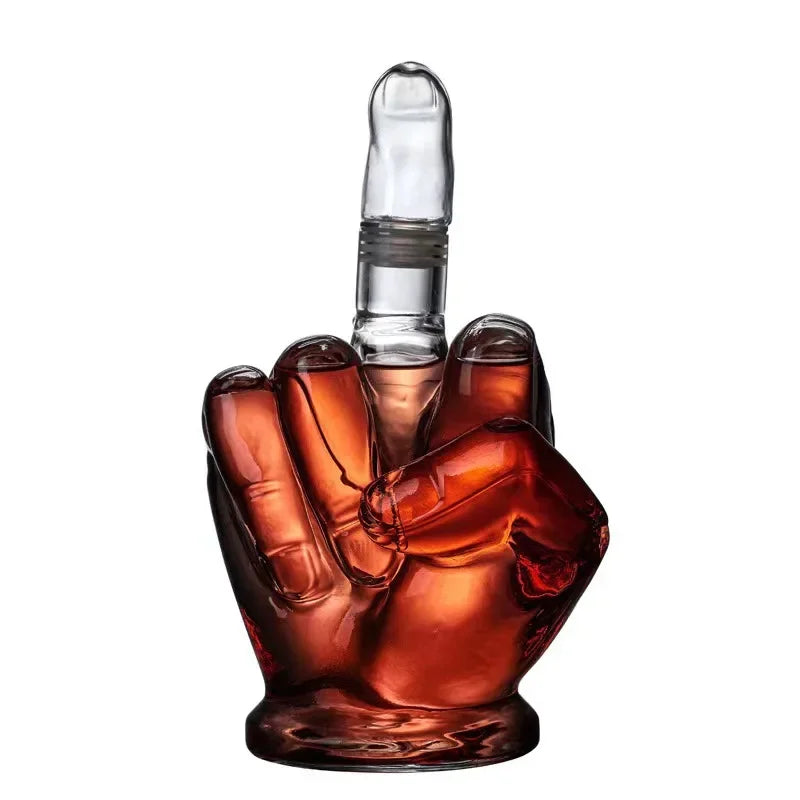 Funny Clear Glass Wine Decanter - Yeezlab