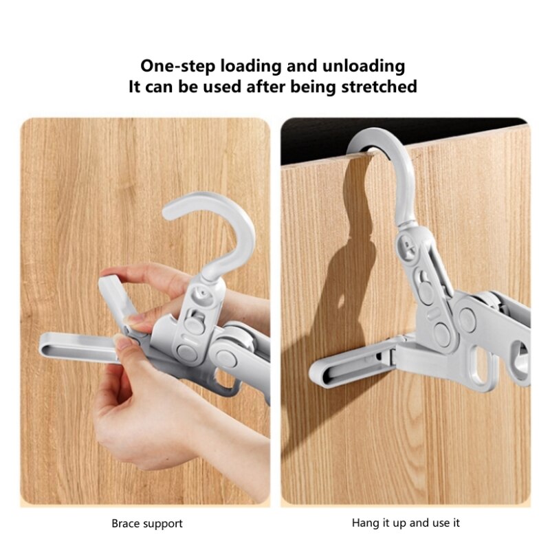 Portable Folding Closet Travel Hanger Organizer