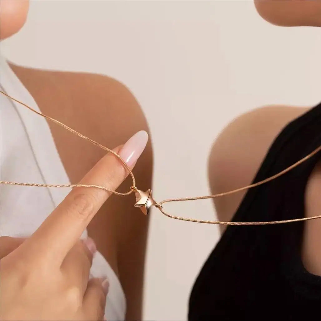 Tiny Sparkle Magnet Necklace Set - Yeezlab