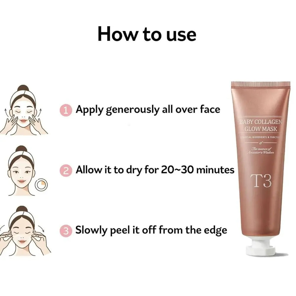 Korean Brightening Collagen Face Mask