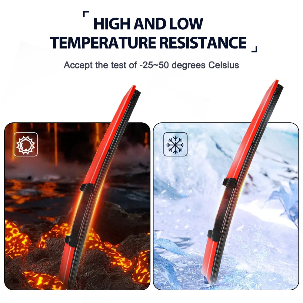 Vibrant Car Rainbow Windshield Wiper Blades - Yeezlab