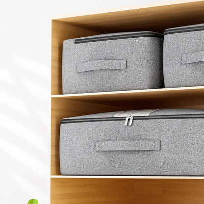 Large Foldable Storage Bag with Zipper and Window