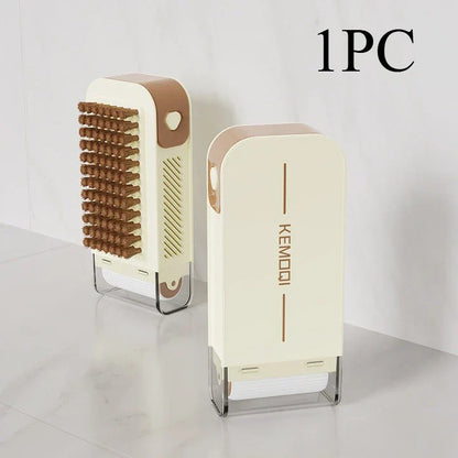 2-in-1 Cleaning Brush and Soap Dispenser
