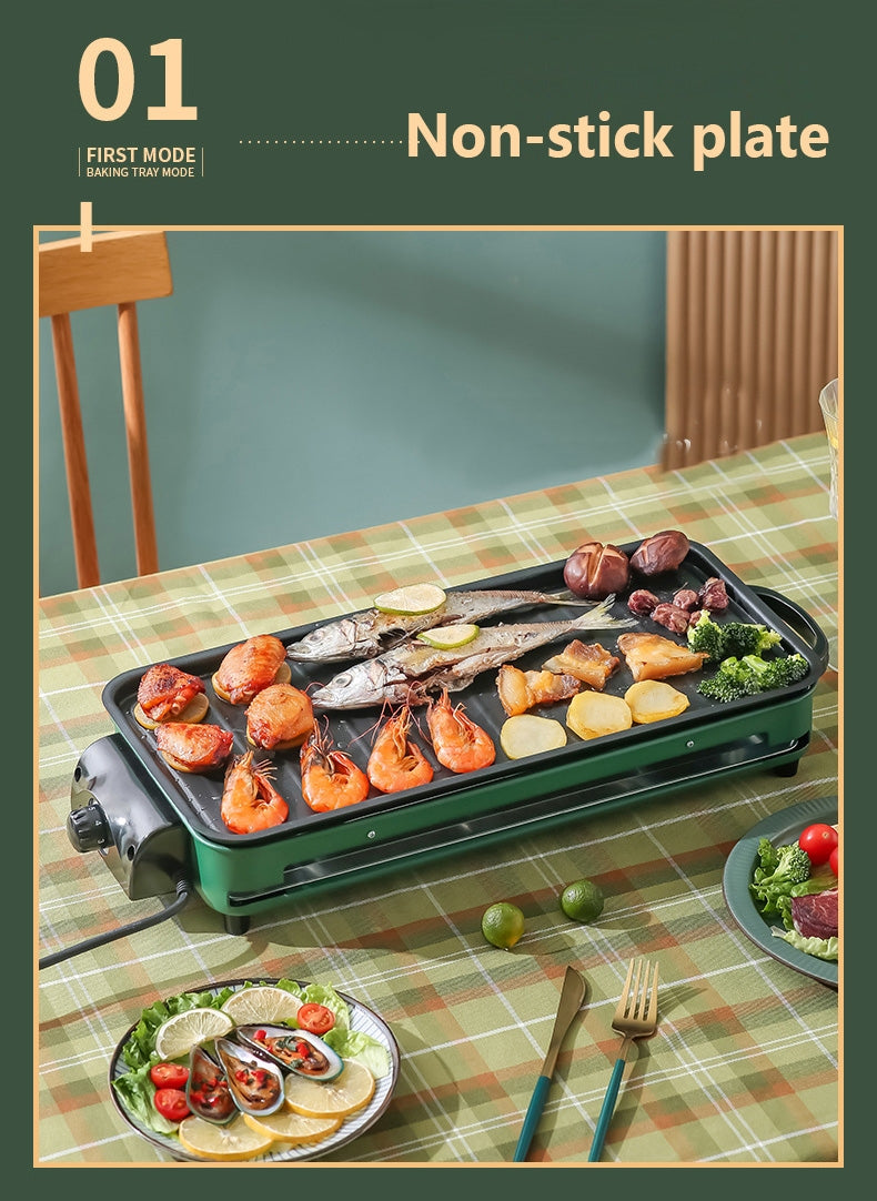 Non-Stick Compact Electric BBQ Grill