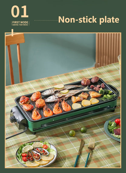 Non-Stick Compact Electric BBQ Grill