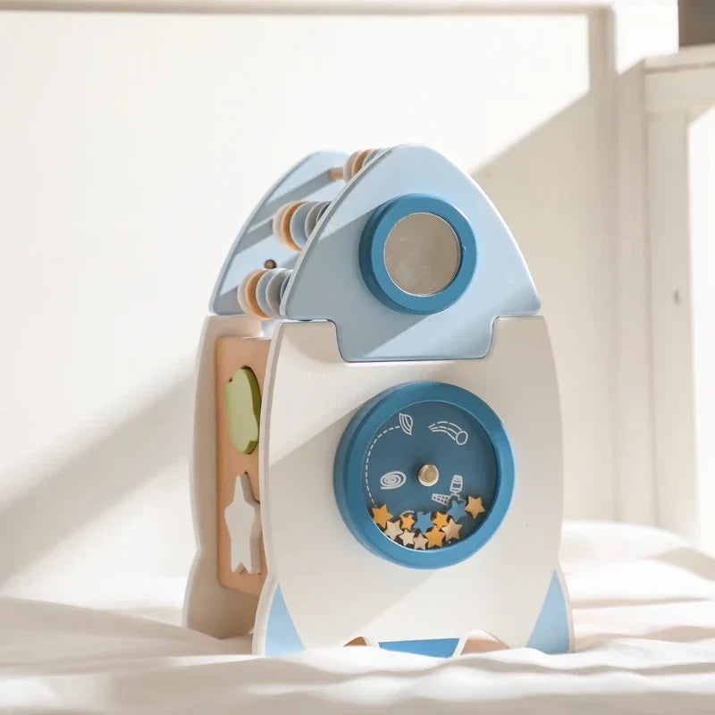 Sustainable Wooden Building Blocks Set