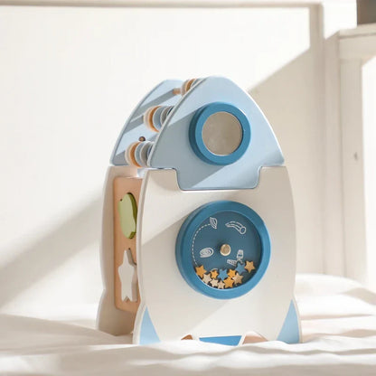 Sustainable Wooden Building Blocks Set