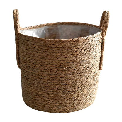 Large Natural Woven Seagrass Planter Basket