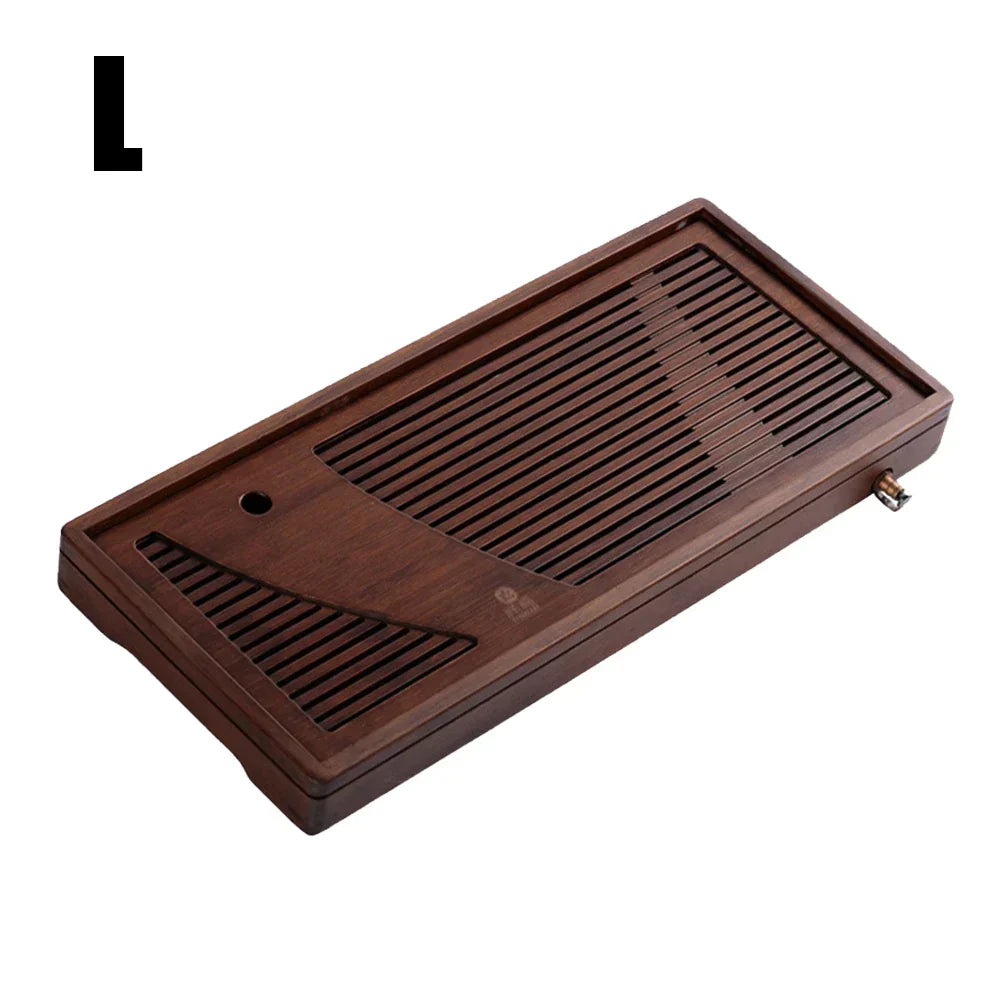 Natural Bamboo Wooden Tea Serving Tray - Yeezlab
