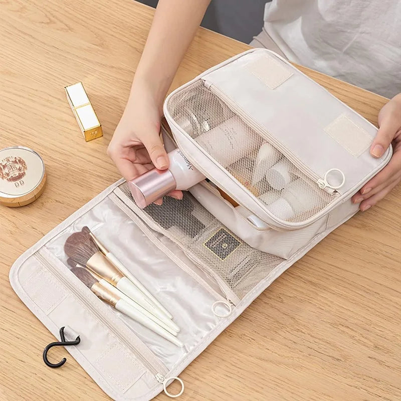 Waterproof Travel Toiletry Organizer Bag with 6 Compartments