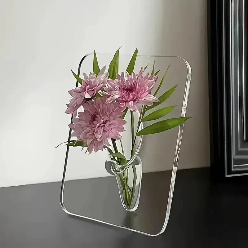 Sparkling Glass Insert Vase - Yeezlab