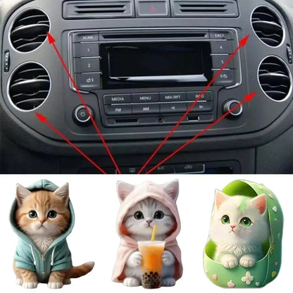 Fun Cat Car Air Freshener Clip