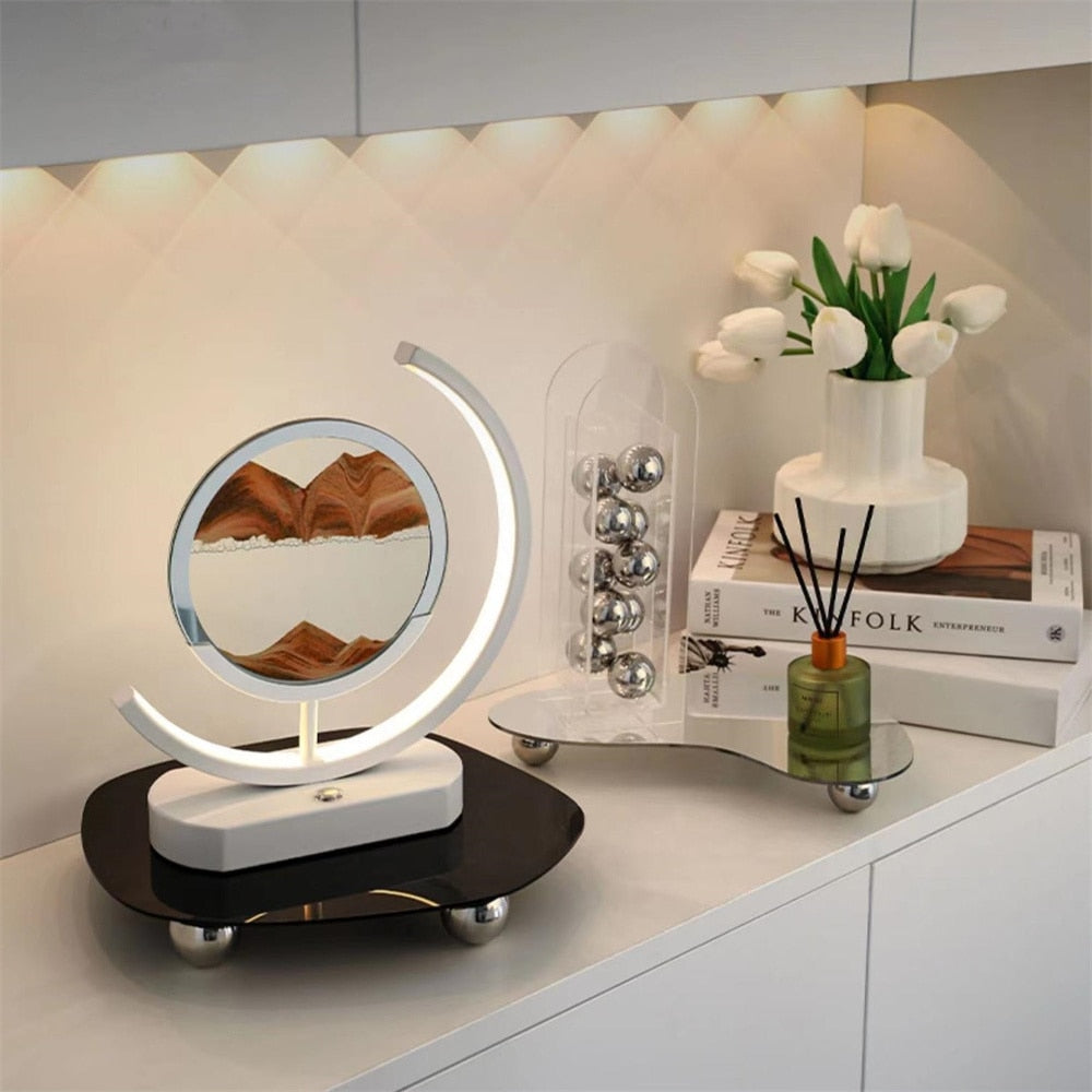 Colorful 3D LED Dynamic Sand Table Lamp - Yeezlab
