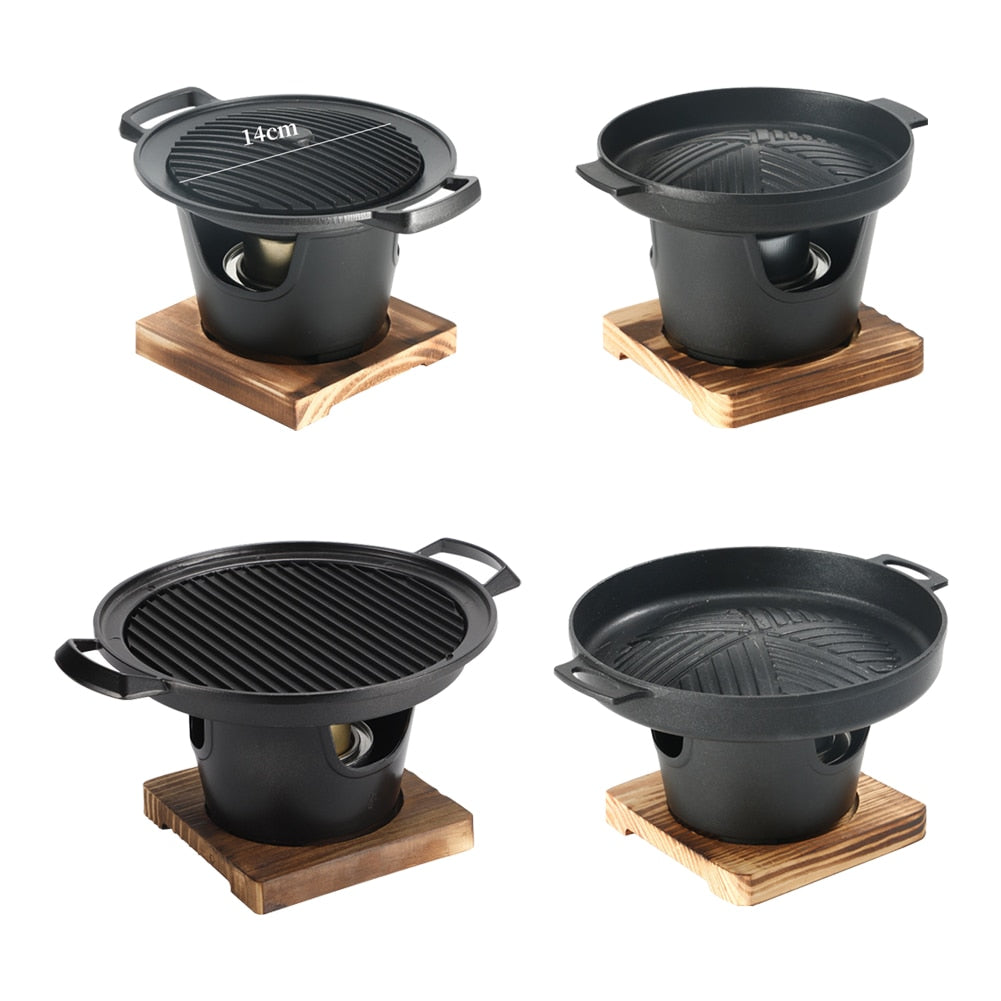Compact Portable Non Stick Korean BBQ Grill