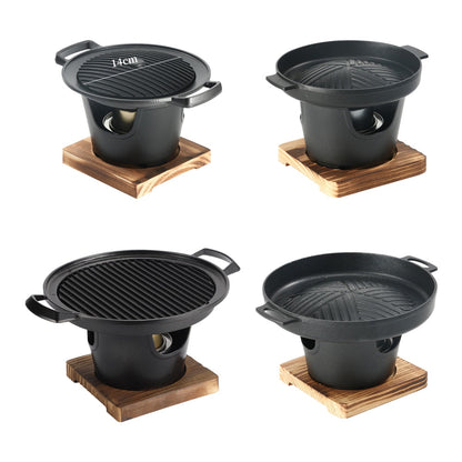 Compact Portable Non Stick Korean BBQ Grill