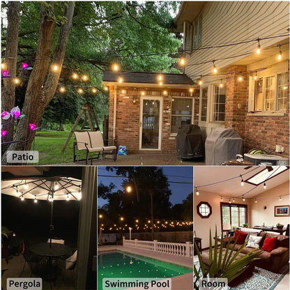 Outdoor Solar Powered String Lights Waterproof