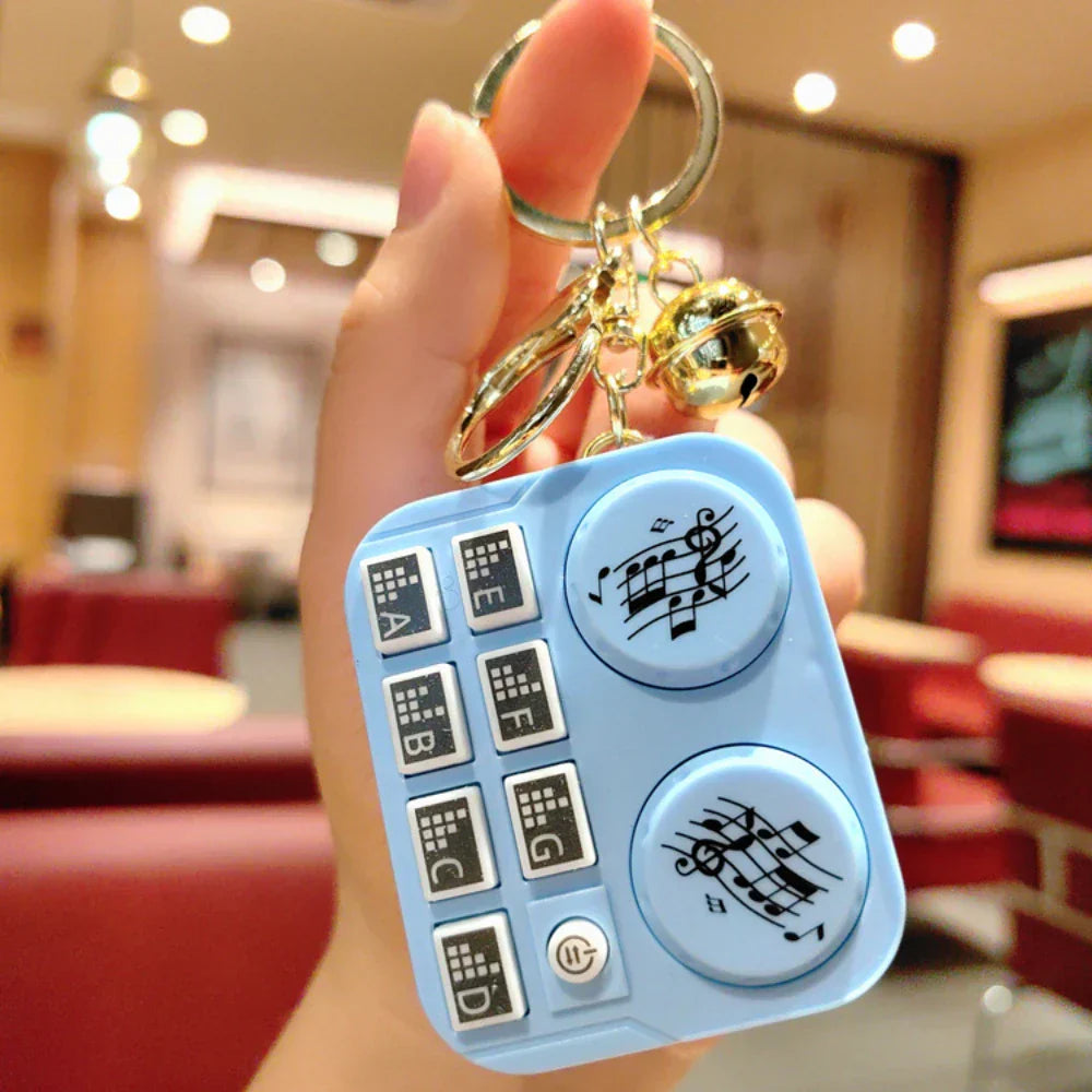 Portable Mini DJ Music Keychain Toy