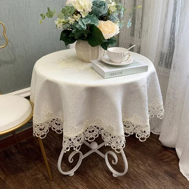 Elegant Floral Table Cover