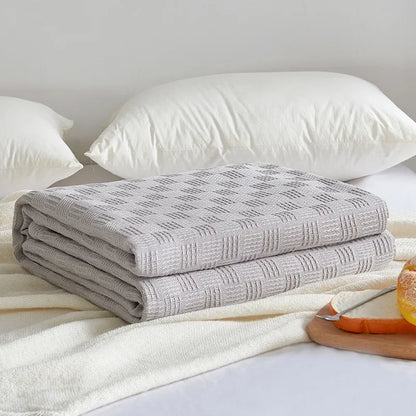 Soft Cotton Throw Blanket for Home Decor