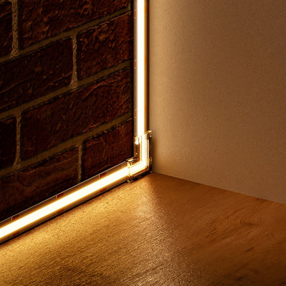 Clear L Shape LED Strip Light Connector