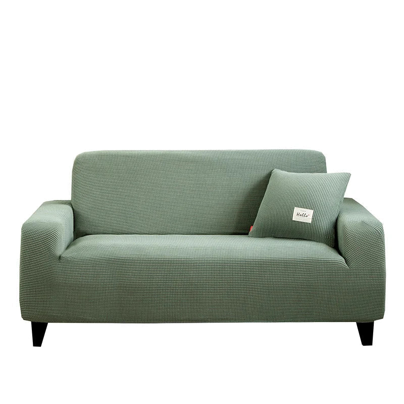 Stretchy Fitted Sofa Slipcover with Textured Pattern