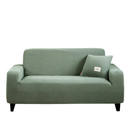 Stretchy Fitted Sofa Slipcover with Textured Pattern