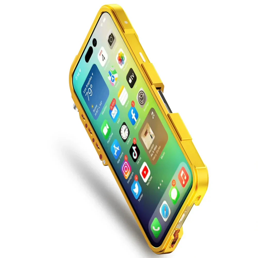 Durable Protective iPhone Case with Rugged Metal Frame