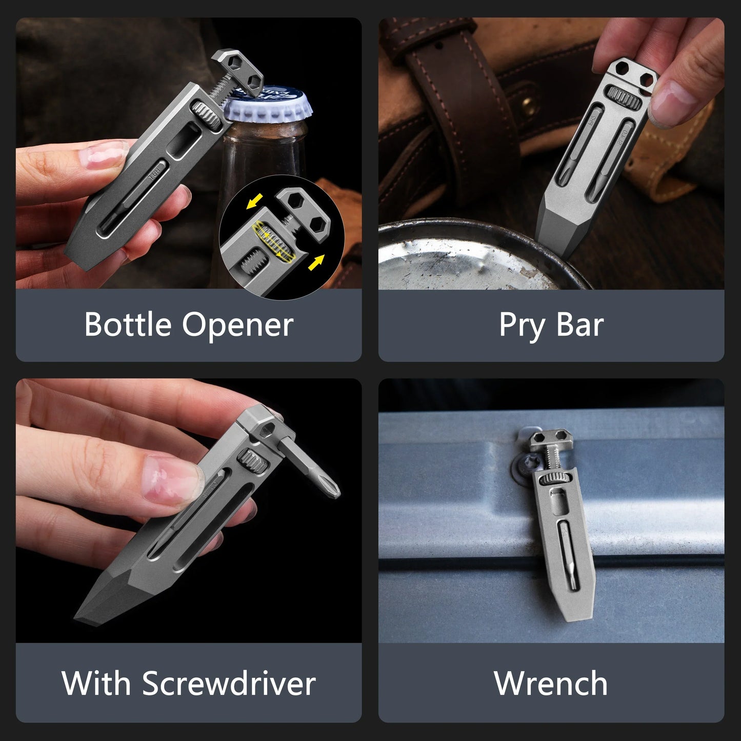 Portable Titanium Camping Pocket Multi Tool