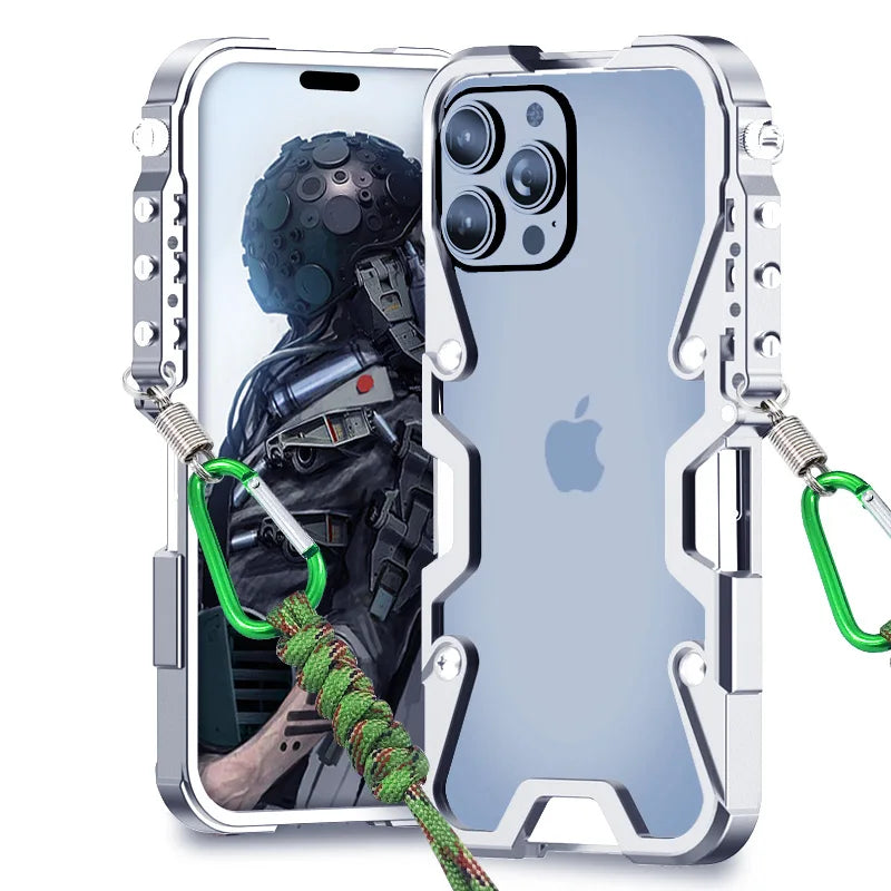 Durable Protective iPhone Case with Rugged Metal Frame