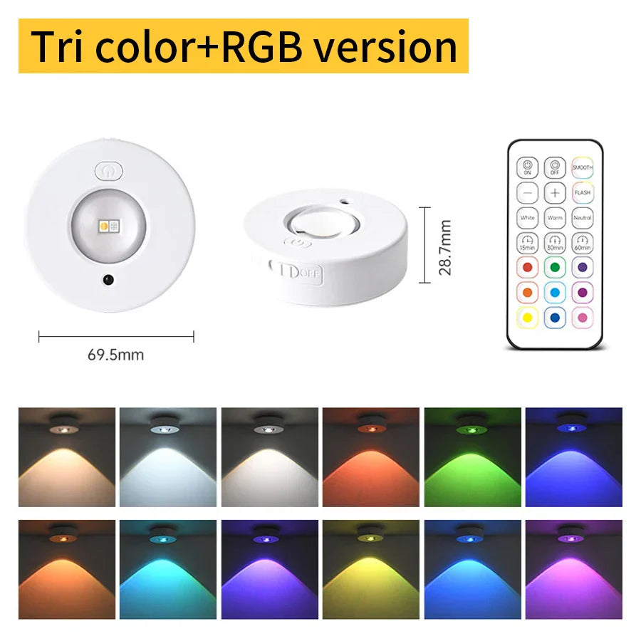 Portable LED Rechargeable Spotlight with Remote - Yeezlab