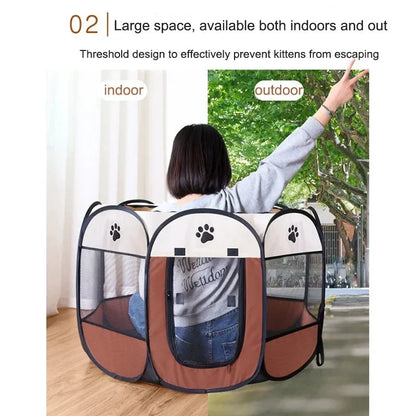 Collapsible Pet Play Tent | Waterproof Foldable Cat House