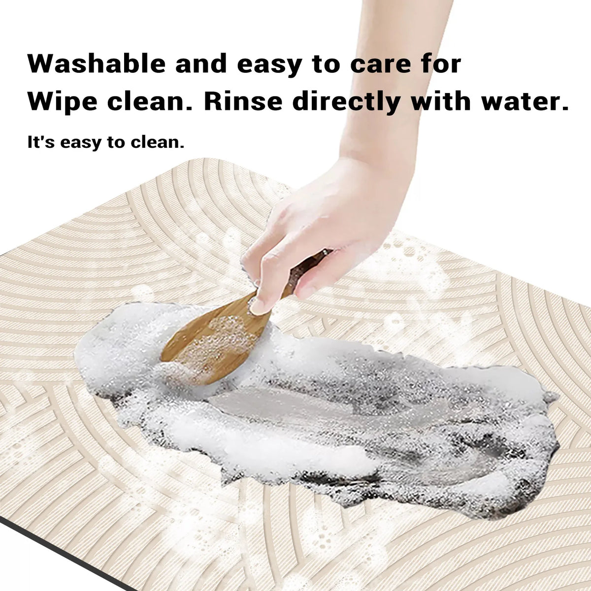 Soft Grip Anti-slip Bath Rug Quick Dry Shower Mat