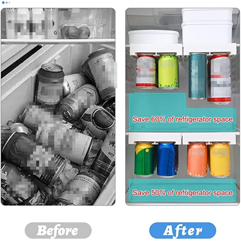 Yeezlab Fridge Drink Storage Slide Out Shelf
