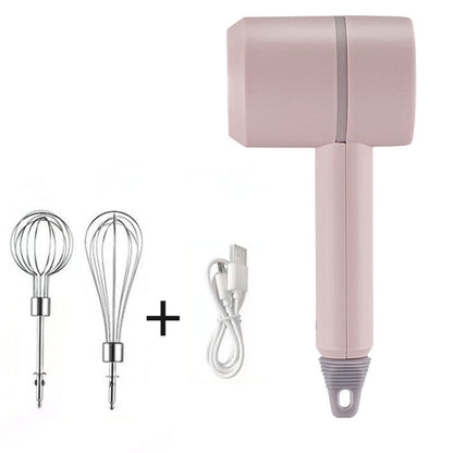 Portable 2 in 1 Electric Milk Frother Mixer