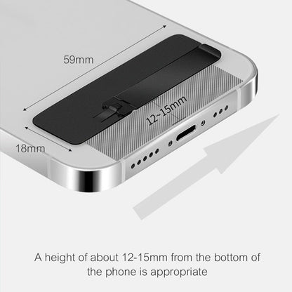 Clear Adhesive Phone Mount Bracket