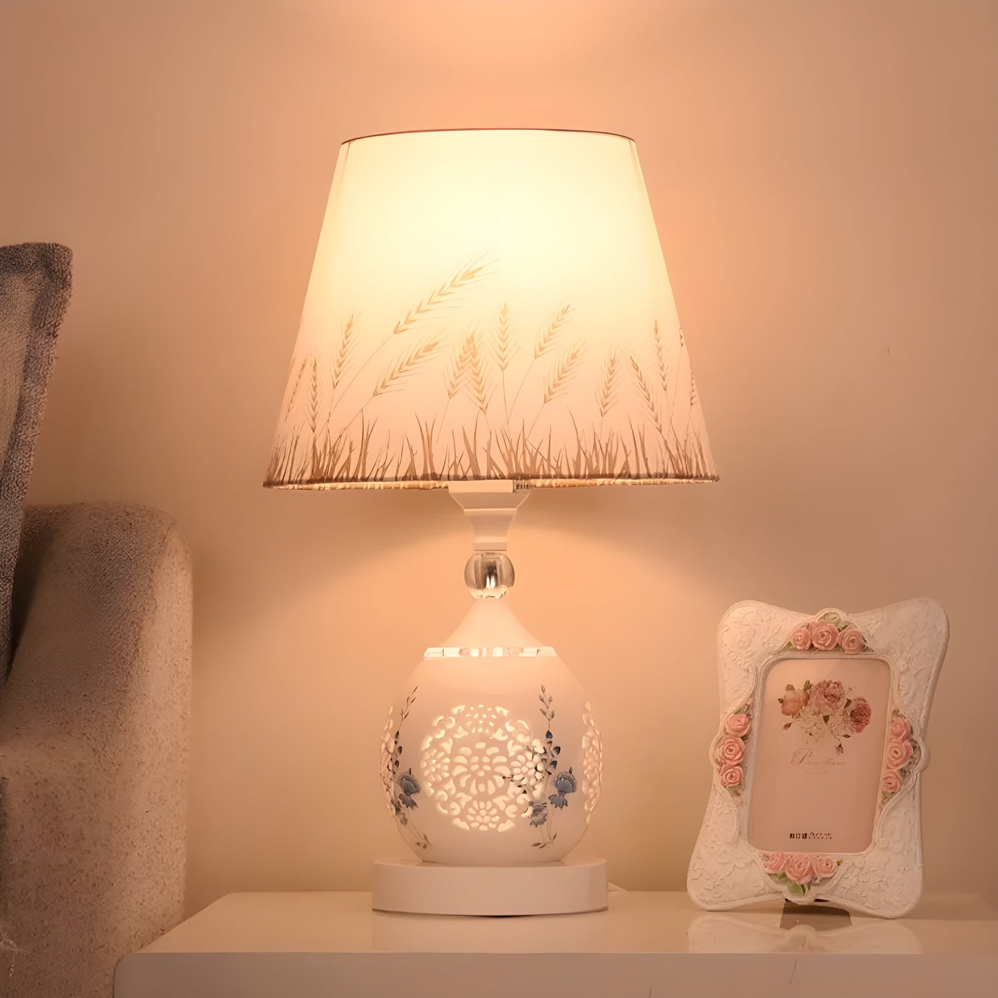 Stylish Crystal LED Table Lamp with Touch Control