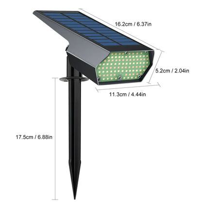 Outdoor Solar Powered 92LED Garden Spotlight