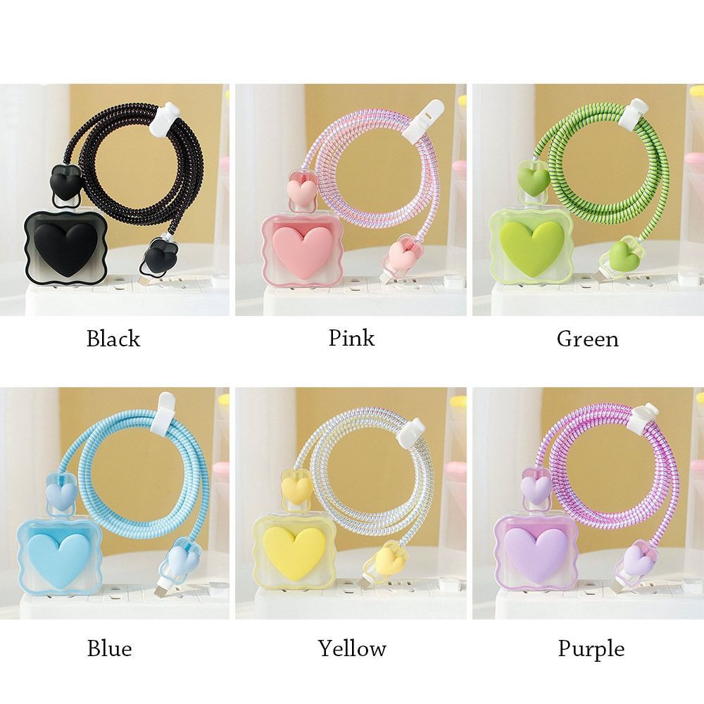 Clear Phone Charging Cable Cover Protector