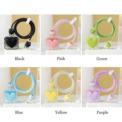 Clear Phone Charging Cable Cover Protector