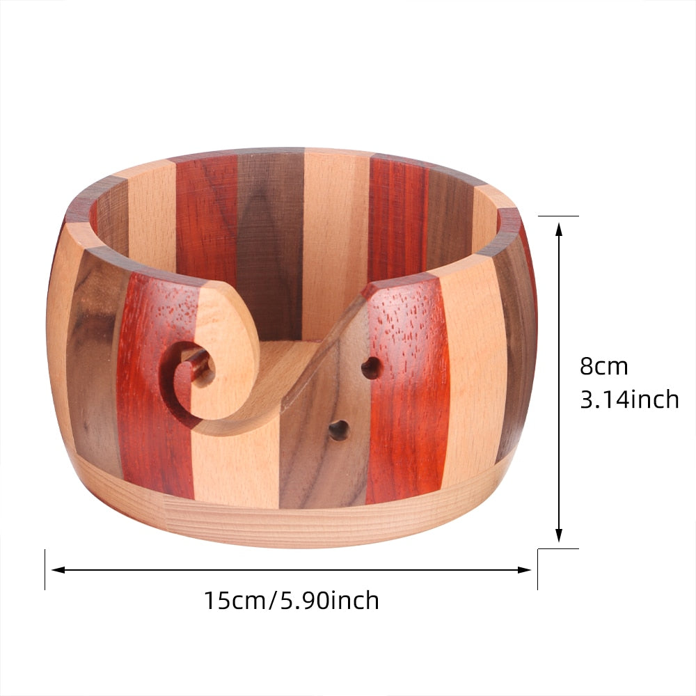 Knitting Storage | Collapsible Yarn Organizer Bowl