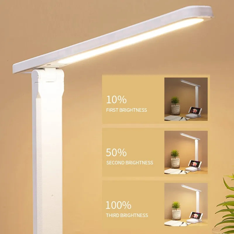 Portable Rechargeable LED Desk Lamp with USB