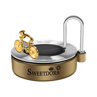 Compact Bike Car Solar Powered Air Freshener Decor